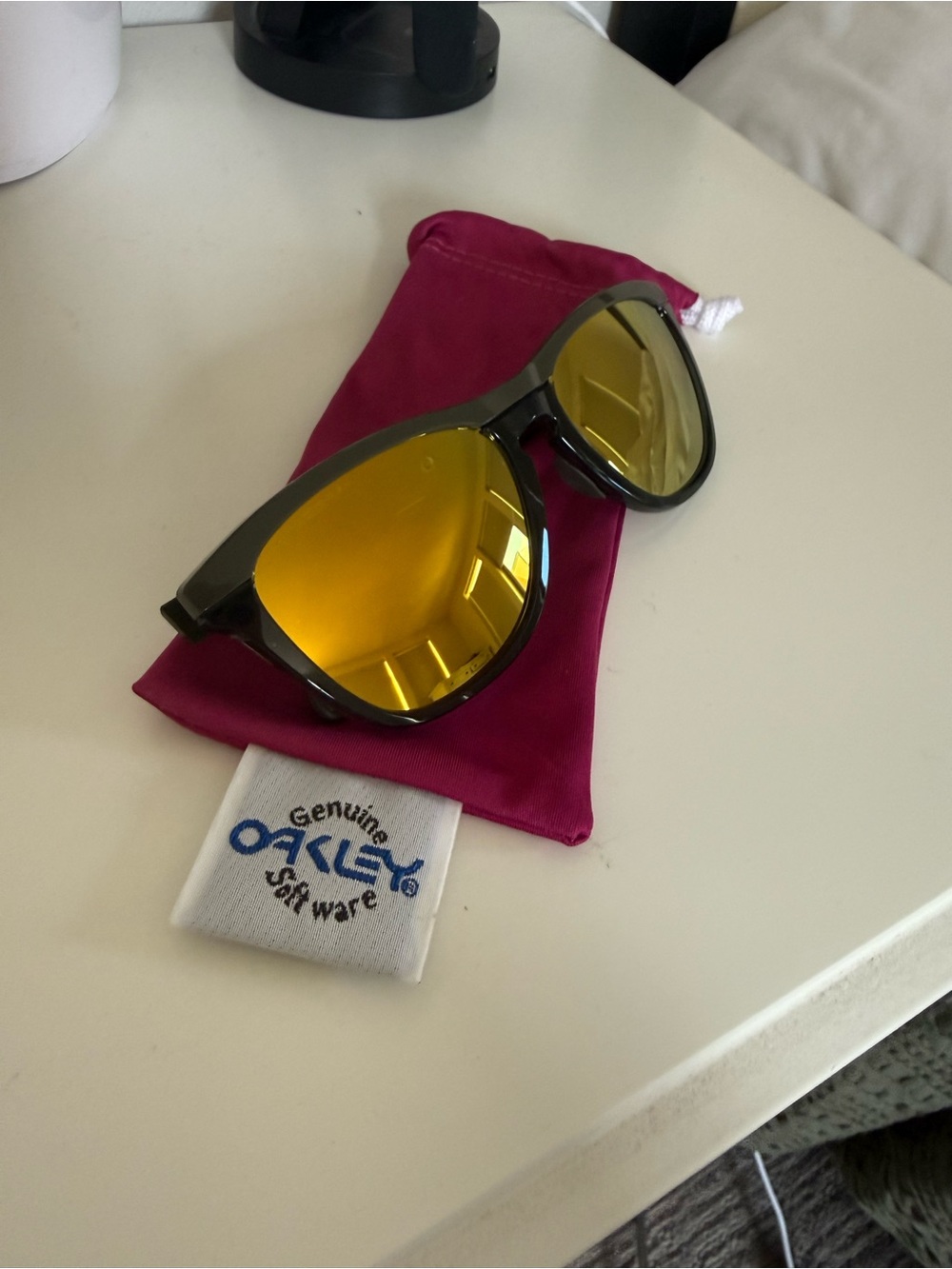 Oakley Frogskins OO9284-0855 24K Polarized Sunglasses